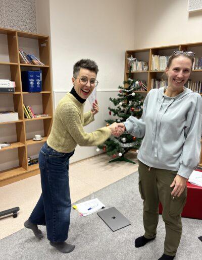 Monika Kukol Sochorová při workshopu